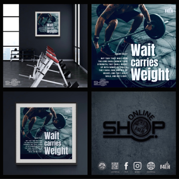 F41TH Inspirational Posters - CANVAS Mounted - LARGE